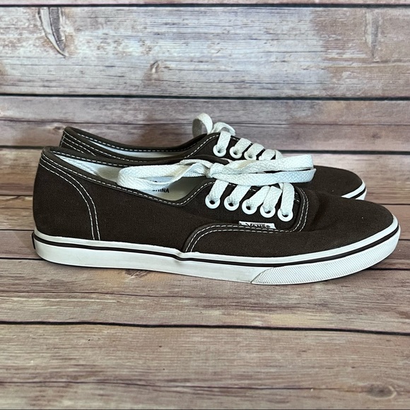 VANS Unisex Lo Pro Brown Sneakers ~ Youth Boys 4 / Women's 5.5 ~ Brown - Picture 2 of 7
